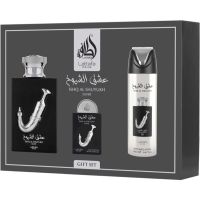 Lattafa Pride Ishq Al Shuyukh Silver darilni set uniseks 1 kos