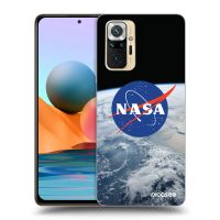 Silikónový čierny obal pre Xiaomi Redmi Note 10 Pro - Nasa Earth