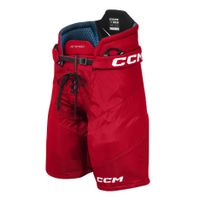 Nohavice  CCM Jetspeed SR, červená, Senior, L