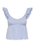 ONLY Bluza 'ONLMISTY'  svijetloplava / bijela