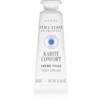 L’Occitane Shea Butter Comfort Foot Cream Intensivcreme für die Beine 10 ml
