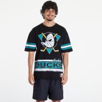 Μπλουζάκι Mitchell & Ness NHL Fashion Oversized SS Tee Vintage Logo Anaheim Ducks Black L