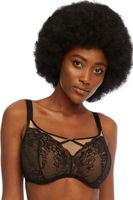 Nevyztužená podprsenka Kinga SC-925 Sara Černá 80B