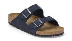 Birkenstock Arizona Nubuck Leather Narrow Fit Muškarci - Sandale Birkenstock - Plava - 1028167-7 - Size: 7