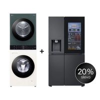 SET - LG WashTower WT1210EGF + Chladnička InstaView™ GSXE90EVAD