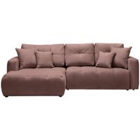 Hom`in ROHOVÁ SEDACIA SÚPRAVA, textil, hnedá