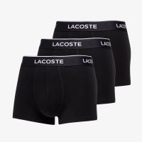 LACOSTE Casual Cotton Stretch Boxers 3-Pack Black XL