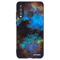 Silikónový čierny obal pre Huawei P30 Lite - Space