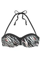 s.Oliver Bikini gornji dio  hrđavo smeđa / crna / bijela