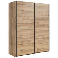 MID.YOU SKŘÍŇ S POSOUVACÍMI DVEŘMI, dub wotan, 153,5/195,5/60 cm