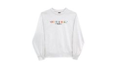 Vans RAINBOW SCRIPT CREW Pánske - Mikiny a mikiny s kapucou Vans - Biela - VN0006EGOHC-S - Size: S