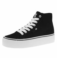 tenisówki wysokie damskie - MANUALHI PLTFRM J SHOE BKW - DC - ADJS300296-BKW 40