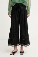 Twinset pantaloni pentru femei, cu bumbac