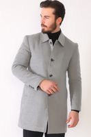 PLT8364 DEWBERRY MEN'S COAT-LIGHT GREY