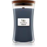 Woodwick Evening Onyx ароматна свещ  с дървен фитил 609.5 гр.