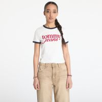 T-shirt Tommy Jeans Slim Script Tee White L