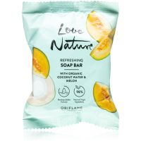 Oriflame Love Nature Coconut Water & Melon feste Reinigungsseife 75 g