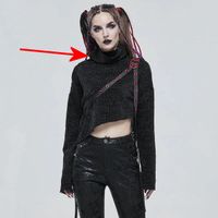 džemper žensko - POŠKOZENÉ - DEVIL FASHION - MY704 L