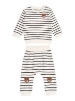 NAME IT Jogging komplet 'NBMDADDEL'  tamno plava / karamela / bijela