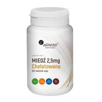 ALINESS - Miedź Chelatowana 2,5mg - 100tabs.