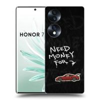 Silikónový čierny obal pre Honor 70 - Track Mode