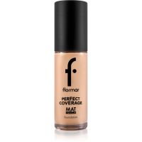 flormar Perfect Coverage Mat Touch Foundation тональний крем з матуючим ефектом для змішаної та жирної шкіри відтінок 308 Fair Ivory 30 мл