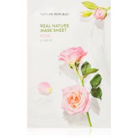 NATURE REPUBLIC Real Nature Rose Mask Sheet ревитализираща платнена маска 23 мл.