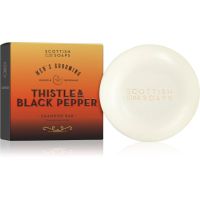 Scottish Fine Soaps Thistle & Black Pepper trdi šampon za moške 100 g