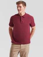 Burgundy Men's Polo Shirt Original Polo Friut of the Loom