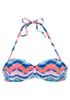VENICE BEACH Bikini gornji dio  plava / roza / crvena