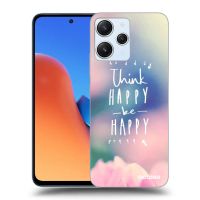 Silikónový prehľadný obal pre Xiaomi Redmi 12 5G - Mysli pozitívne!