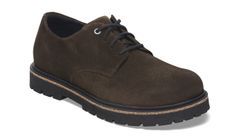 Birkenstock Highwood Lace Low Suede Leather Regular Fit Brown 1029609 Unisex - Topánky Birkenstock - Hnedá - 1029609-9 - Size: 9