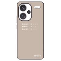 Silikónový čierny obal pre Xiaomi Redmi Note 13 Pro+ 5G - Positive Vibes