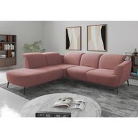 Sit & More ROHOVÁ SEDAČKA, textil, staroružová
