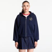 Bluza Tommy Hilfiger Roundal Zip-Up Hoodie Dark Night Navy L