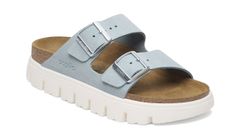 Birkenstock Arizona Chunky Suede Leather Narrow Fit Ženy - Sandály Birkenstock - Modrá - 1029141-8 - Size: 8
