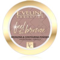 Eveline Cosmetics Feel The Bronze bronzosító és kontúrozó púder árnyalat 01 Milky Way 4 g