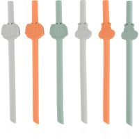 Chicco Straws Cannucce silikonové brčko 12m+ 6 ks
