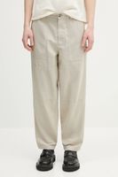 Barbour pantaloni din in Barbour Natural Linen Blend Trouser