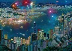 Fireworks over Hong Kong - puzzle z kategorie Města a stavby