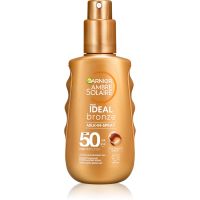 Garnier Ambre Solaire Ideal Bronze losjon za sončenje v pršilu za telo SPF 50 150 ml