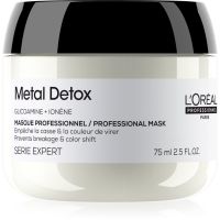 L’Oréal Professionnel Serie Expert Metal Detox hĺbkovo vyživujúca maska pre farbené a poškodené vlasy 75 ml