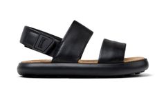 Camper Pelotas Flota Leather Sandals Gobi Negro Ženy - Sandály Camper - Černá - K201772-001-7 - Size: 7