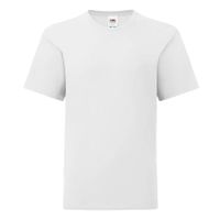 White children's t-shirt in combed cotton Fruit of the Loom