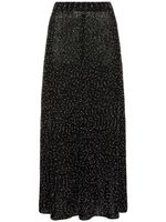 Floris Silk Knit Long Skirt