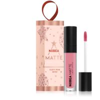 NOBEA Festive Matte Liquid Lipstick ματ υγρό κραγιόν απόχρωση Dusty Pink 7 μλ
