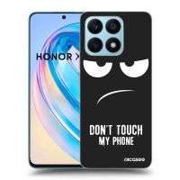 Silikónový čierny obal pre Honor X8a - Nesiahajte mi na telefón