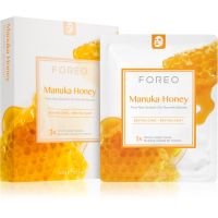 FOREO Farm to Face Sheet Mask Manuka Honey платнена маска с хидратиращ и ревитализиращ ефект 3x20 мл.