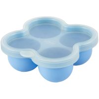 Chicco Multifunctional Food Storage Container Blue nádoba na jedlo 4x60 ml