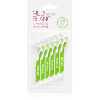 MEDIBLANC Interdental Pick-brush Angle fogközi fogkefe 6 db 0,8 mm Green 6 db